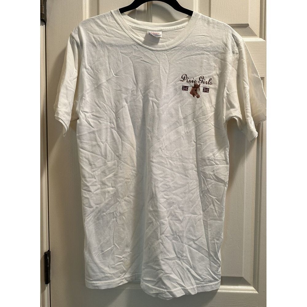 DIXIE GIRLS Outfitters ® Southern Born & Bred - White - Small T Shirt